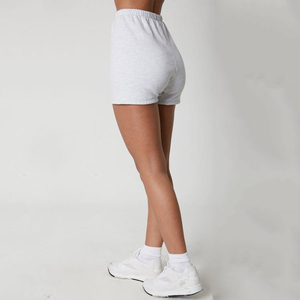OEM Best <b>Polyester</b>/Cotton Custom Logo Printing Casual Plus Size Fitness Gym Wear Fleece <b>Shorts</b> Women Running Sweat <b>Shorts</b> - Product Image 3
