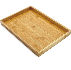 Plateau de service en bois au design en rotin de forme arrondie, idéal pour les hôtels, la maison, la cuisine et autres événements, plateau de service pour la restauration rapide, fait main - Product Image 6