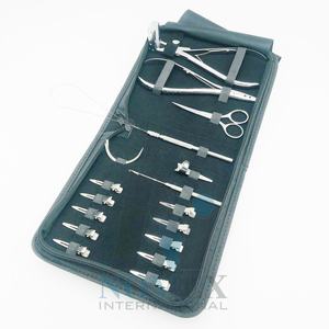 Kit de herramientas de extensión de cabello con acabado plateado Pro I Tip Tools A + herramientas profesionales de acero inoxidable de calidad para el cabello para peinar - Product Image 4