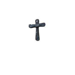 Pendentif Croix en Bois en Gros, Breloque Vintage en Métal Noir, Fournitures de Fabrication de Bijoux Religieux Chrétiens, Accessoire de Collier Unisexe - Product Image 6