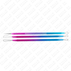 Professional 3 Piece Stainless Steel Acne Extractor Kit Blackhead Remover <b>Tools</b> for Facial Skin Care Treatment - Product Image 2