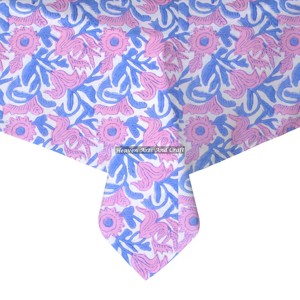 Mantel de Mesa para Decoración de Bodas al Mejor Precio, Estampado a Mano, 100% Algodón, 20 Capas, Cuadrado, 220 cm - Product Image 2