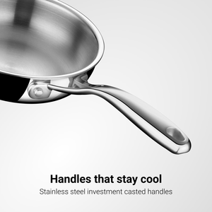 Wholesale Stainless Steel Fry <b>Pan</b> 22cm Brazil Single Layer Cooking <b>Pan</b> Export Supplier - Product Image 3