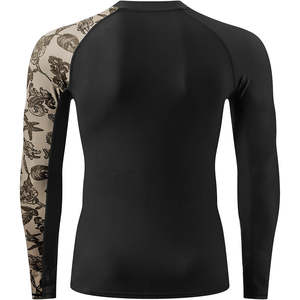 Rashguard BJJ MMA personnalisé avec logo OEM, sublimé, respirant, en spandex/polyester, manches courtes, compression, unisexe, pour la gym - Product Image 3