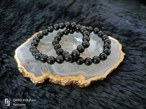Natural Black Obsidian <b>Bracelet</b> Crystal 8mm Beaded <b>Bracelet</b> <b>Healing</b> Gemstone Jewelry Protection Reiki Chakra Gift - Product Image 4