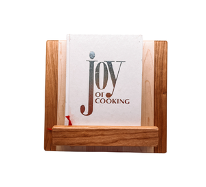 Support de livre de recettes pliable en bois d'acacia pour la cuisine, support de livre de recettes pour la décoration du comptoir de cuisine - Product Image 1