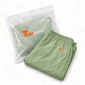 High Quality Quick Dry 100% <b>Nylon</b> Windbreaker Trousers Elastic Waist Casual <b>Joggers</b> Lightweight Summer Windbreaker Trouser - Product Image 6