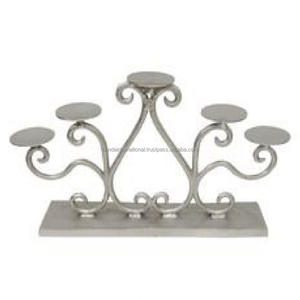 Aluminium 2 Taper <b>Candle</b> <b>Holder</b> With Nickel Finished For Home Lighting Decoration Other <b>Candle</b> <b>Holders</b> <b>Lanterns</b> & <b>Candle</b> <b>Jars</b> - Product Image 5