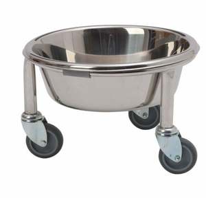 Bac à déchets médical de classe I en acier inoxydable de qualité hospitalière Hitech avec seau - Product Image 1