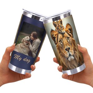 Double Silver Side 20oz Tumbler Rustproof Stainless Steel Vacuum Sealed <b>Reusable</b> Car Commuter <b>Cup</b> Custom Logo Wholesale - Product Image 2