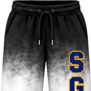 กางเกงขายาวผู้หญิงลายมัดย้อม Sigma Gamma Rho สีน้ำเงินขาว กางเกงวอร์มพิมพ์ลายตัวอักษรกรีกแบบกำหนดเอง กางเกงจ็อกเกอร์ลำลองสไตล์สตรีท - Product Image 4