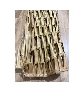 Factory Natural Yellow Coconut Thatch Roof Panel for Tiki Bar, Beach Hut, Eco Resort, Ceiling Covering - Product Image 6