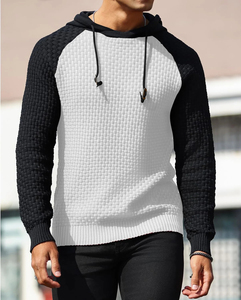 เสื้อฮู้ดดี้ผ้าฝ้าย 100% ทรงปกติ สำหรับผู้ชาย แบบเรียบ  คุณภาพสูง หนานุ่ม กันยับ  ลายปักแบบพิเศษ สไตล์สตรีทแวร์ เหมาะสำหรับฤดูหนาว - Product Image 3