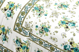 Drap plat en coton imprimé de Jaipur, 200 fils, toutes saisons, écologique, doux pour la peau, durable, respirant, lavable, taille complète - Product Image 4