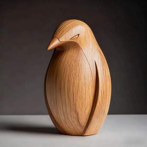 Escultura Decorativa de Madera para Interiores, Diseño Elegante para Decoración del Hogar - Product Image 4