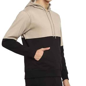 Sudadera con capucha para hombre de alta calidad 2026, con cremallera, 100% algodón, tejido polar, color liso, de secado rápido, ajuste holgado, personalizable frontalmente, para otoño, venta al por mayor, OEM - Product Image 3