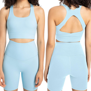 สินค้ามาแรงใหม่ ชุดโยคะใหม่ บริการ OEM ดีไซน์สวยหรู คุณภาพดี ชุดผู้หญิง ชุด 2 ชิ้น - Product Image 2