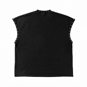 เสื้อกล้ามพิมพ์ลายกราฟิกสไตล์วินเทจสุดเทรนดี้ ผ้าเจอร์ซีย์คอตตอน 100% คอกลม แขนกุด สำหรับใส่ลำลองแบบยูนิเซ็กส์ - Product Image 2