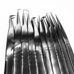 Pince à épiler en acier inoxydable pointue de haute qualité RMI, très vendue, pour extensions de cils - Product Image 4