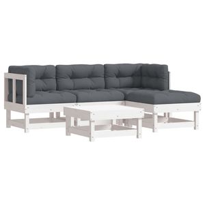 Conjunto de Muebles de Jardín en Blanco Antracita - Product Image 2