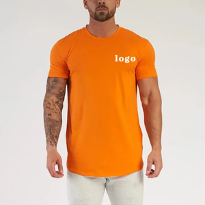 OEM Oversize 100% cotton High Quality T Shirt Cotton <b>Tshirts</b> With Logo Custom Logo Printed Plain T Shirts Unisex Men's T-shirts - Product Image 3
