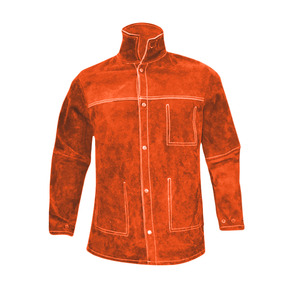 Best Performance Cowhide Split Leather Heavy Duty Welding <b>Jacket</b> Construction Industrial Abrasion Heat Resistant Welders <b>Jacket</b> - Product Image 6