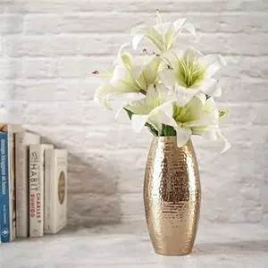 Executive Gift-Grade Glossy Finish Metal <b>Vase</b> –Gold Standard Statement Vessel for Corporate & Luxury Gifting - Product Image 3