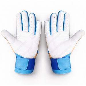 ถุงมือเบสบอลหนังแท้แบบกำหนดเอง OEM ออกแบบเอง แห้งเร็ว โลโก้สั่งทำได้ สายรัดข้อมือปรับได้ สำหรับคนถนัดขวา - Product Image 3