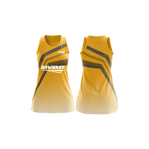 ชุดยูนิฟอร์มเน็ตบอลสำหรับการแข่งขัน |   ชุดยูนิฟอร์มเน็ตบอลแบบซับลิเมชั่นพร้อมโลโก้ทีม ชื่อ และหมายเลข |   โพลีเอสเตอร์ที่ระบายอากาศได้ดี - Product Image 1