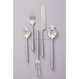 Juego de Cubiertos con Acabado Espejo, Aptos para Alimentos, Ecológicos, Hechos a Mano, Accesorios para Mesa de Comedor, Juegos de Cubiertos con Logotipo - Product Image 1