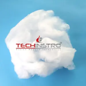 TECHINSTRO Tissu en fibre de quartz SiO2 blanc laiteux épais et respirant, capacité 0,5 kg, taille personnalisée OEM/ODM - Product Image 3