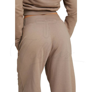 Custom Loose Stylish Trendy Flare Sweatpants Women Straight Wide Leg Full Length Sweatpants Joggers Side Panel <b>Pants</b> OEM - Product Image 5