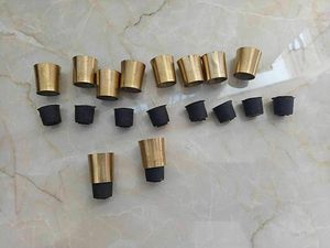 Juego de 10 Accesorios para Bastón de Latón Sólido con Punta de Goma, Ligeros, Pintados, Estilo Vintage Nostálgico, Coleccionables - Product Image 2