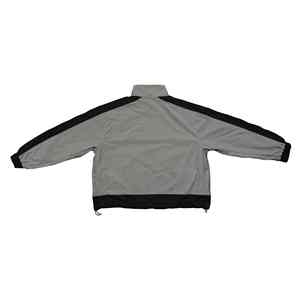 Chándal Unisex Negro y Gris con Bloques de Color, Cierre de Cremallera en Manga Larga, Estilo Deportivo, Ropa de Otoño, Material de Poliéster Transpirable - Product Image 4