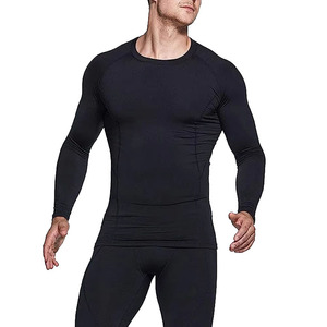 Lightweight Men <b>Compression</b> <b>Shirt</b> Gym Training Wear Moisture Wicking Breathable Quick Dry Muscle Support Men <b>Compression</b> <b>Shirt</b> - Product Image 2
