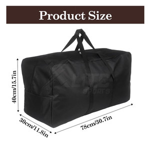 Bolsa de hockey sobre hielo de alta resistencia para viajes, con compartimentos de 50-70L de capacidad para patines, casco y accesorios, de nailon. - Product Image 2