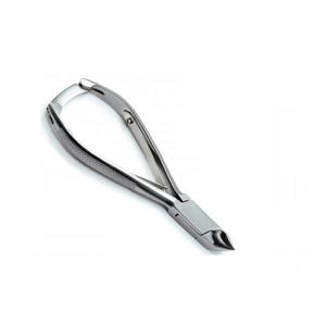 Gran oferta, cortador de uñas para cutículas de acero inoxidable de alta calidad, cortador de uñas de los pies, doble resorte, mango texturizado de 14cm - Product Image 3