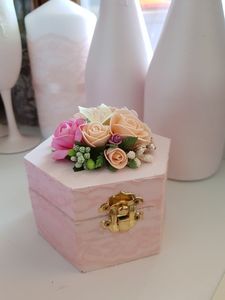 Mini Treasure Organizer <b>Box</b> Elegant Wedding Favor <b>Box</b> Designer Floral Jewelry Case Premium Decorative <b>Keepsake</b> <b>Box</b> - Product Image 3