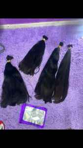 Cabello Humano Virgen Brasileño Remy Natural Liso y Ondulado con Cutícula Alineada Sin Procesar 100g - Product Image 5