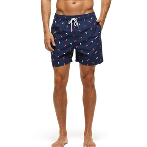 Trajes de Baño de Secado Rápido para Hombre con Forro de Compresión, Pantalones Cortos de Playa Elásticos, Transpirables e Impermeables de Verano con Calidad Económica - Product Image 4