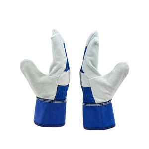 Guantes de trabajo de material suave, protección completa para los dedos, tela transpirable, guantes de trabajo para hombre en color sólido. - Product Image 6