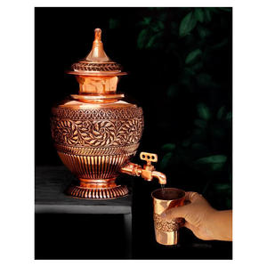 Dispensador de Agua de Cobre Martillado a Mano con Grifo para Uso en el Hogar, la Cocina y la Oficina - Product Image 6