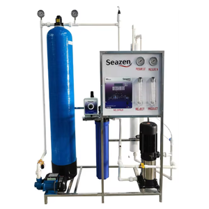 ระบบกรองน้ำ RO เชิงพาณิชย์ พรีเมียม ซีซีน 250 ลิตรต่อชั่วโมง อุปกรณ์กรองน้ำอุตสาหกรรม พร้อมถัง FRP และสแตนเลส - Product Image 1