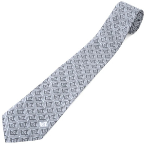 Corbata Masónica de la Logia Azul con Emblema G de Compás Cuadrado Gris, Regalia Masónica, Servicio OEM, Logotipo Personalizado por Transferencia Térmica - Product Image 6