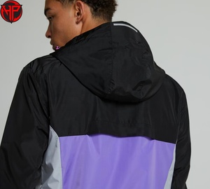 Chaqueta Cortavientos Deportiva Personalizada para Hombre, Ropa de Running, Chaqueta con Capucha para Fútbol, Chaquetas de Entrenamiento para Clubes de Fútbol - Product Image 3