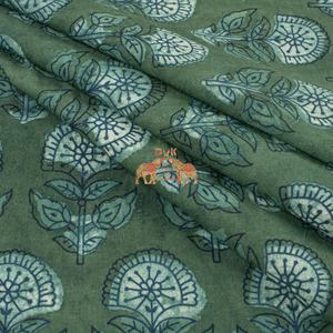 Nueva llegada de telas de algodón con estampado tradicional indio Dabu, hechas a mano con técnicas de bloque, para costura femenina, tela Jaipuri. - Product Image 2