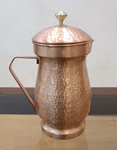 Pichet en cuivre personnalisé de haute qualité pour servir de l'eau, du jus ou des cocktails - Product Image 5