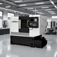 Tour CNC CK6140 de haute précision, automatique, à banc incliné, type vertical, pour le tournage de métaux et d'alliages d'aluminium