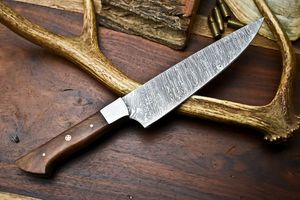 Couteau de Chef SM Knives 2026 en Acier Damas Écologique de Qualité Supérieure, Qualité Industrielle, Manche en Bois Fait Main, Couteau de Cuisine 13 - Product Image 6