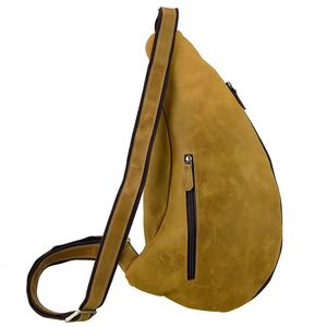 Genuine Leather Single Laptop <b>Briefcase</b> 13 Inch Lightweight for Unisex Business Use Sling <b>Briefcase</b> - Product Image 3